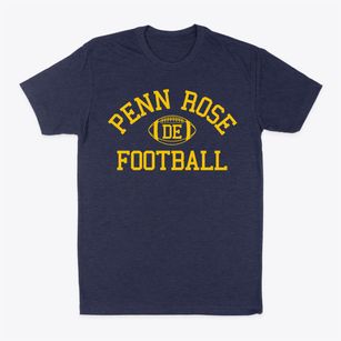 Penn Rose Delaware Football Classic Dad T-Shirt