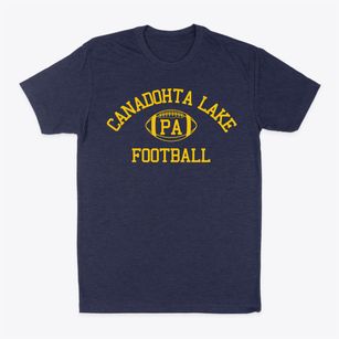 Canadohta Lake Pennsylvania Football Classic Dad T-Shirt