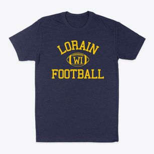 Lorain Wisconsin Football Classic Dad T-Shirt