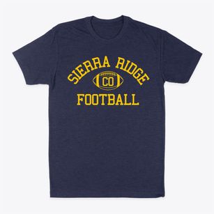 Sierra Ridge Colorado Football Classic Dad T-Shirt