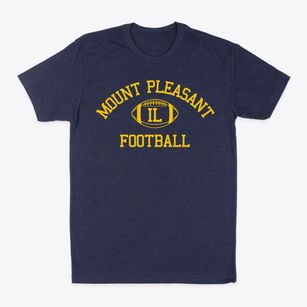 Mount Pleasant Illinois Football Classic Dad T-Shirt