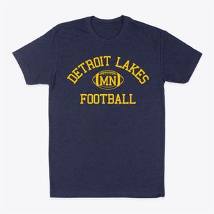 Detroit Lakes Minnesota Football Classic Dad T-Shirt