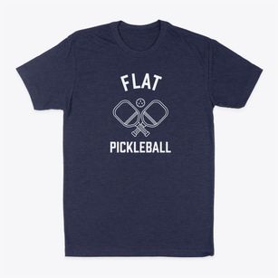 Flat Missouri Pickleball Classic Dad T-Shirt