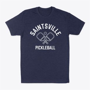 Saintsville New York Pickleball Classic Dad T-Shirt