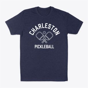 Charleston South Carolina Pickleball Classic Dad T-Shirt