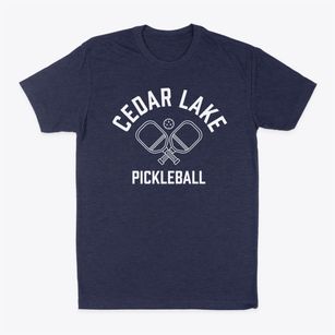 Cedar Lake Wisconsin Pickleball Classic Dad T-Shirt