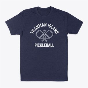 Tilghman Island Maryland Pickleball Classic Dad T-Shirt