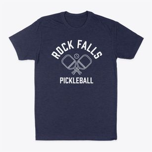 Rock Falls Illinois Pickleball Classic Dad T-Shirt