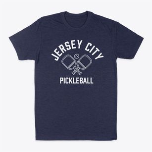 Jersey City New Jersey Pickleball Classic Dad T-Shirt