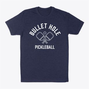 Bullet Hole New York Pickleball Classic Dad T-Shirt