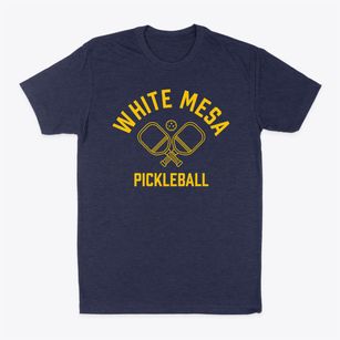 White Mesa Utah Pickleball Classic Dad T-Shirt