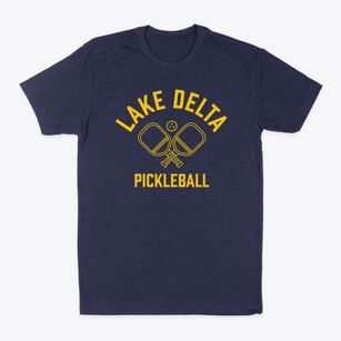 Lake Delta New York Pickleball Classic Dad T-Shirt