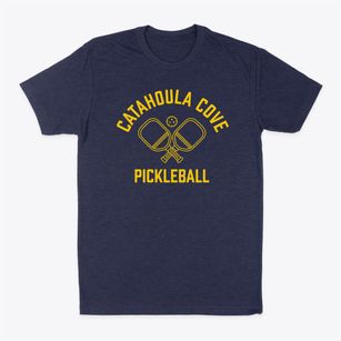 Catahoula Cove Louisiana Pickleball Classic Dad T-Shirt