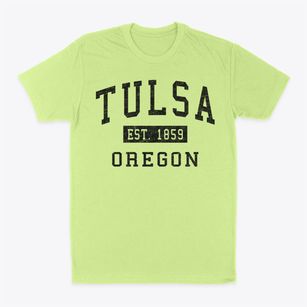 Tulsa Oregon Classic Established Classic Dad T-Shirt