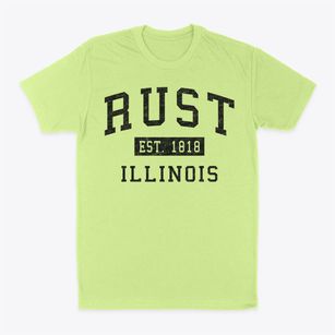 Rust Illinois Classic Established Classic Dad T-Shirt