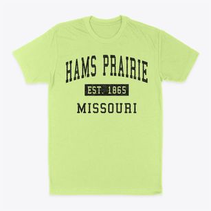 Hams Prairie Missouri Classic Established Classic Dad T-Shirt