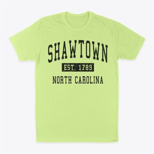 Shawtown North Carolina Classic Established Classic Dad T-Shirt