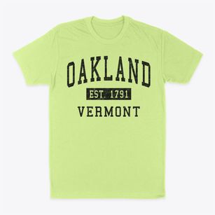Oakland Vermont Classic Established Classic Dad T-Shirt