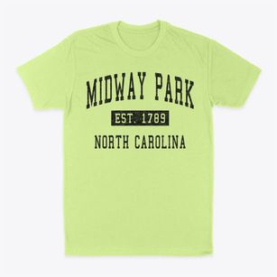Midway Park North Carolina Classic Established Classic Dad T-Shirt