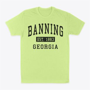 Banning Georgia Classic Established Classic Dad T-Shirt