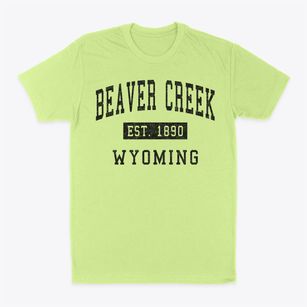 Beaver Creek Wyoming Classic Established Classic Dad T-Shirt