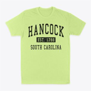 Hancock South Carolina Classic Established Classic Dad T-Shirt