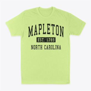 Mapleton North Carolina Classic Established Classic Dad T-Shirt