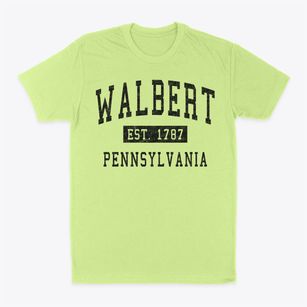 Walbert Pennsylvania Classic Established Classic Dad T-Shirt