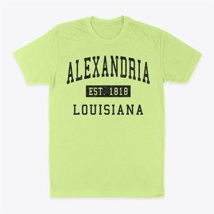 Alexandria Louisiana Classic Established Classic Dad T-Shirt