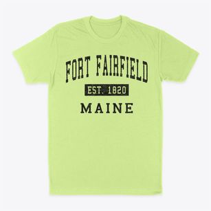 Fort Fairfield Maine Classic Established Classic Dad T-Shirt