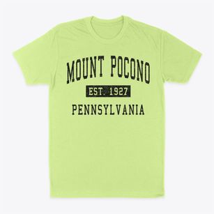Mount Pocono Pennsylvania Classic Established Classic Dad T-Shirt
