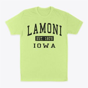 Lamoni Iowa Classic Established Classic Dad T-Shirt