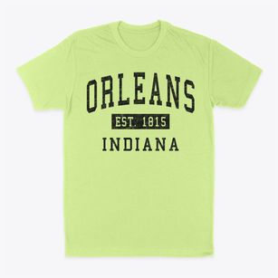 Orleans Indiana Classic Established Classic Dad T-Shirt