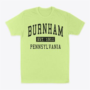 Burnham Pennsylvania Classic Established Classic Dad T-Shirt