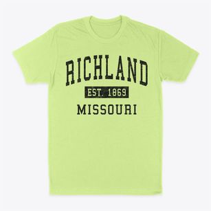Richland Missouri Classic Established Classic Dad T-Shirt