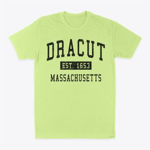 Dracut Massachusetts Classic Established Classic Dad T-Shirt