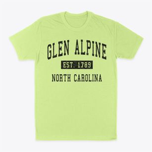 Glen Alpine North Carolina Classic Established Classic Dad T-Shirt
