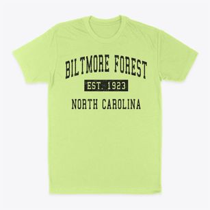 Biltmore Forest North Carolina Classic Established Classic Dad T-Shirt