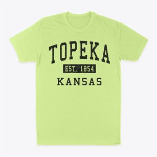 Topeka Kansas Classic Established Classic Dad T-Shirt