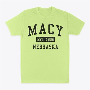 Macy Nebraska Classic Established Classic Dad T-Shirt