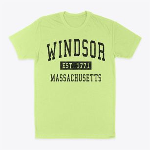 Windsor Massachusetts Classic Established Classic Dad T-Shirt