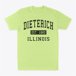 Dieterich Illinois Classic Established Classic Dad T-Shirt