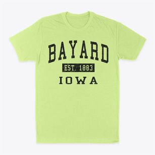 Bayard Iowa Classic Established Classic Dad T-Shirt