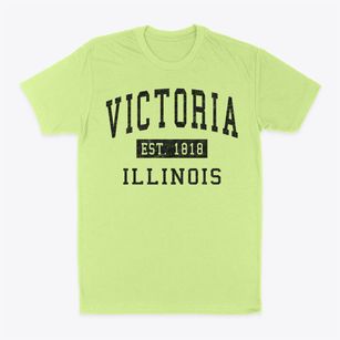 Victoria Illinois Classic Established Classic Dad T-Shirt