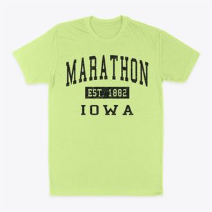 Marathon Iowa Classic Established Classic Dad T-Shirt