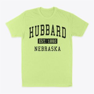 Hubbard Nebraska Classic Established Classic Dad T-Shirt