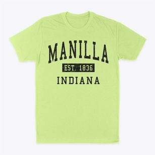 Manilla Indiana Classic Established Classic Dad T-Shirt
