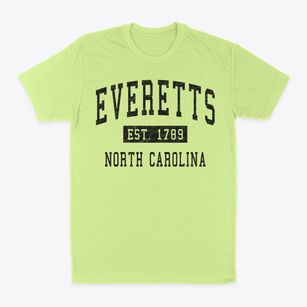 Everetts North Carolina Classic Established Classic Dad T-Shirt