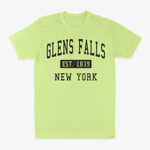 Glens Falls New York Classic Established Classic Dad T-Shirt