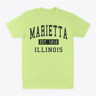 Marietta Illinois Classic Established Classic Dad T-Shirt
